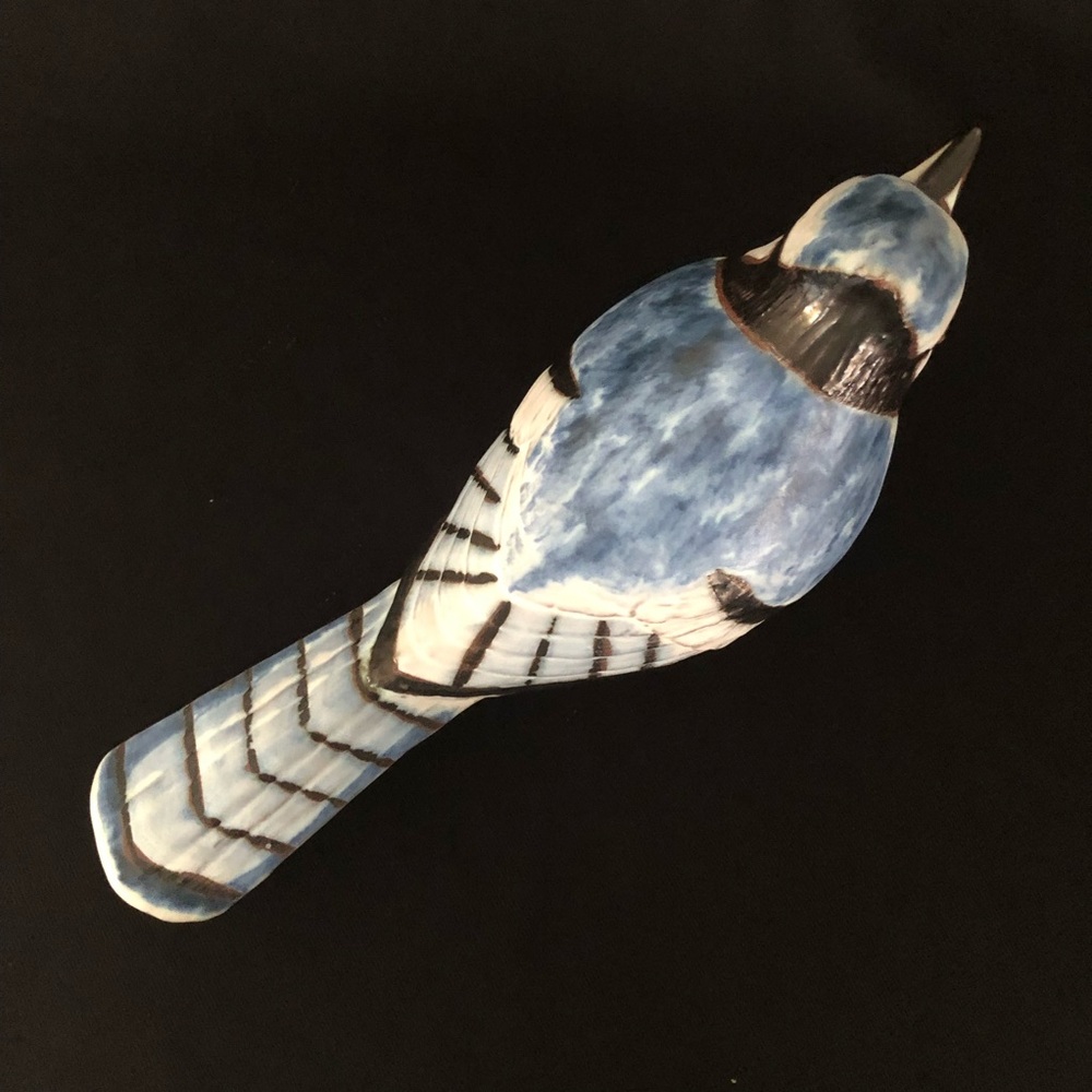 Vintage Andersen Design Studio Large Blue Jay Bird Figurine - Picture 3 of 12